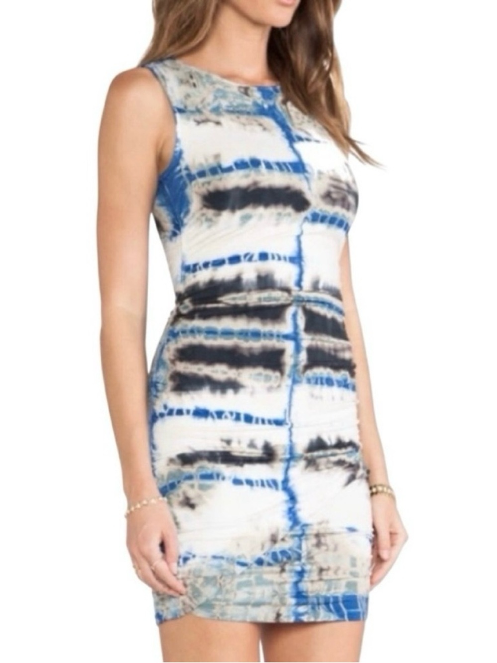Gypsy05 Bandar Bamboo Shirred Mini dress XS